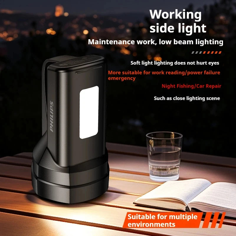 2025 New Philips SFL3121 USB Rechargeable Flashlight, Outdoor Search and Rescue, Rescue Operations, Emergency Rescue Flashlight Viralgem Store