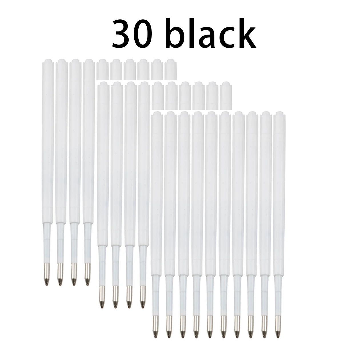 10-20pcs 0.7MM Ballpoint Pen Plastic G2 Refills Blue/Black Ink  for Pens Writting Parts Office Stationery Viralgem Store