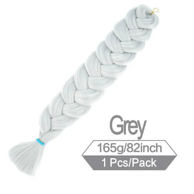 Xpression 82 Inch Jumbo Braiding Hair Synthetic Braid Crochet Hair Extensions 165g Pre Stretched Braid Wholesale For Black Women Viralgem Store