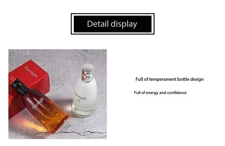 100ml High Quality Perfume Men Citrus Wood Notes Hombre Body Spray Parfum Lasting Fragrances Deodorant Pheromones Attract Women