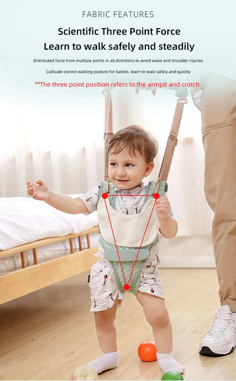 Toddler Infant Walker Harness Assistant Belt - Help Baby Walk - Child Learning Walk Support Assist Trainer Baby Walking Harness