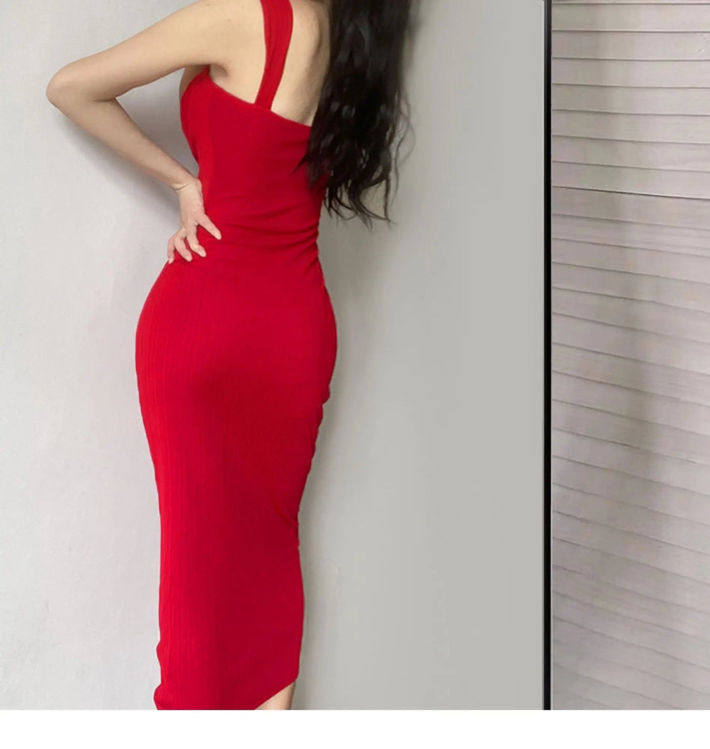 WOMENGAGA Red Dress Mini Summer 2023 New Sexy Short Female Dress Elegant Hot Sexy Korean Women Dresses Sweet 2023 94S6 Viralgem Store