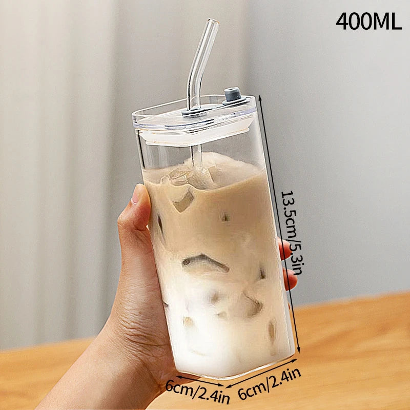 250ml-865ml INS Glass Cup Pineapple Shape Coffee Mug Transparent Cocktail Bar Beverages Soda Water Juice Mugs Cup Drinkware Viralgem Store