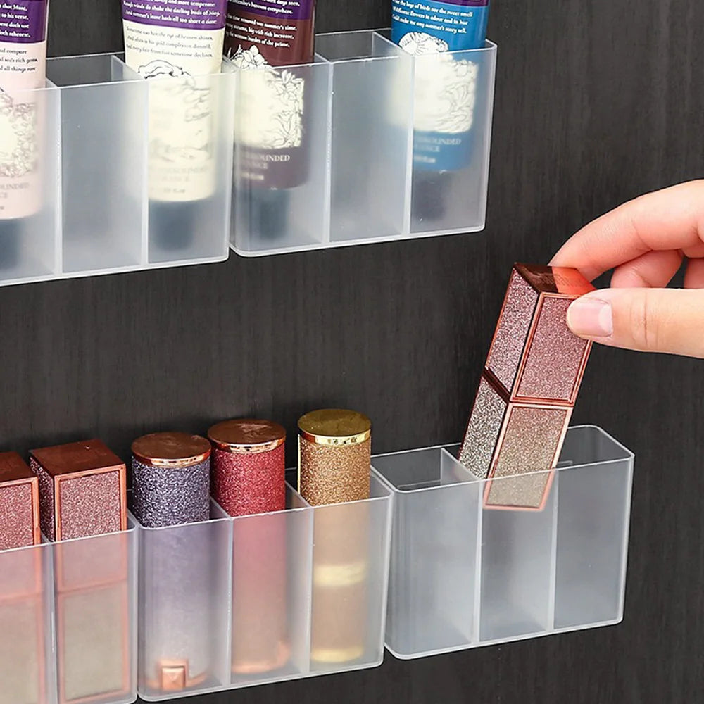 6PCS/3PCS/1PC multifunctional wall mounted compartment storage box, no punching required, suitable for storing small items in da Viralgem Store