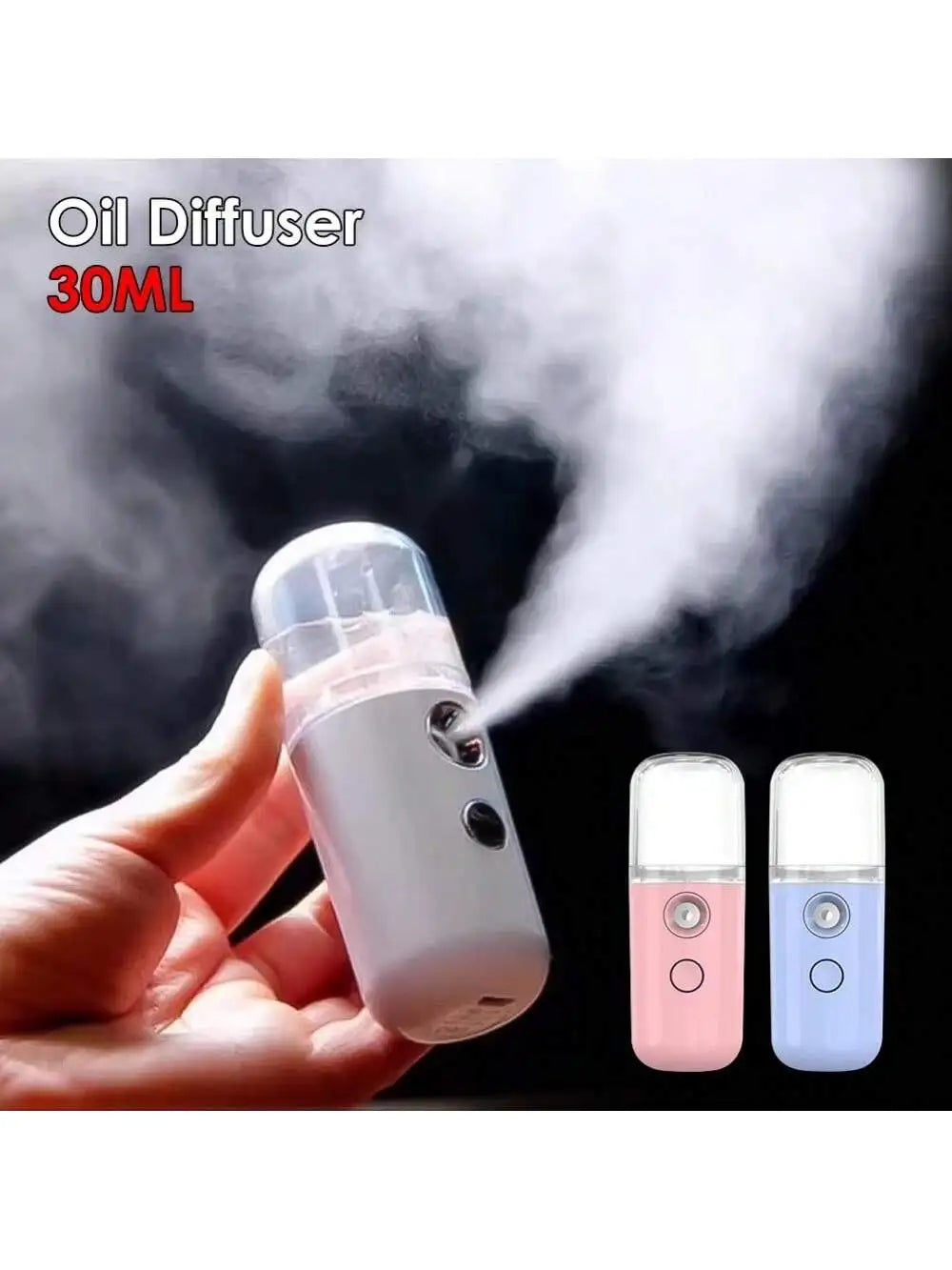 USB Mist Facial Sprayer  Humidifier Rechargeable Nebulizer Face Steamer Moisturizing Beauty Instruments Face Skin Care Tools Viralgem Store