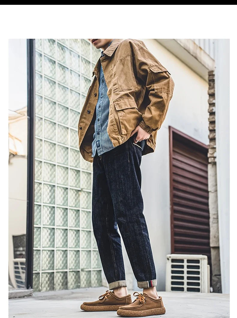 2024 Canvas Men Shoes New Male Loafer Lightweight Soft Sole Breathable Slip-On Walking Casual Shoes for Men