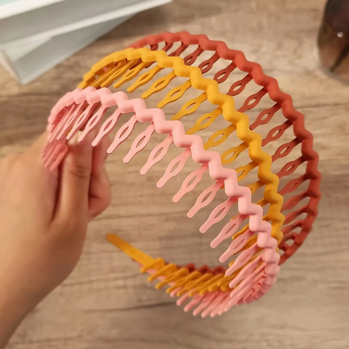 3Pcs Fashion Non-slip Hair Bands for Women Men Wave Shape Simple Headband Girls Face Wash Hairband Hair Accessories Headwear