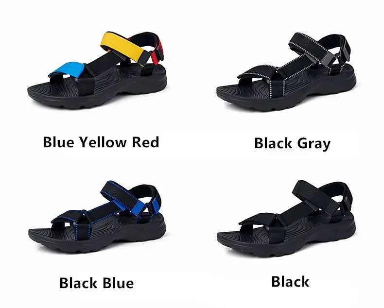 2024 New Men Sandals Non-slip Summer Flip Flops High Quality Outdoor Beach Slippers Casual Shoes Cheap Men's shoes Water Shoes Viralgem Store