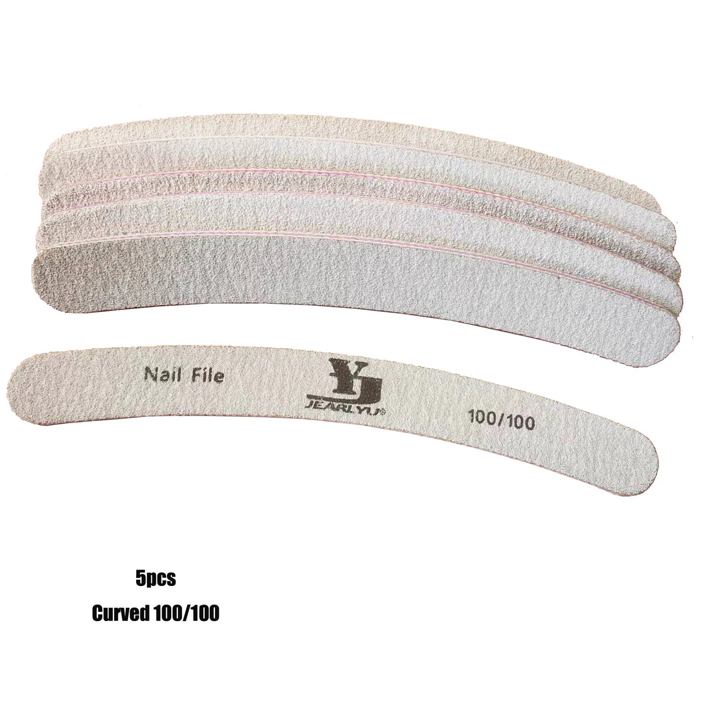 5Pcs/Lot Nail File Mix Color Limas 80/100/150/180/240 Grit Professional Sandpaper Cuticle Remover Buffer Files Manicure Tool Set Viralgem Store