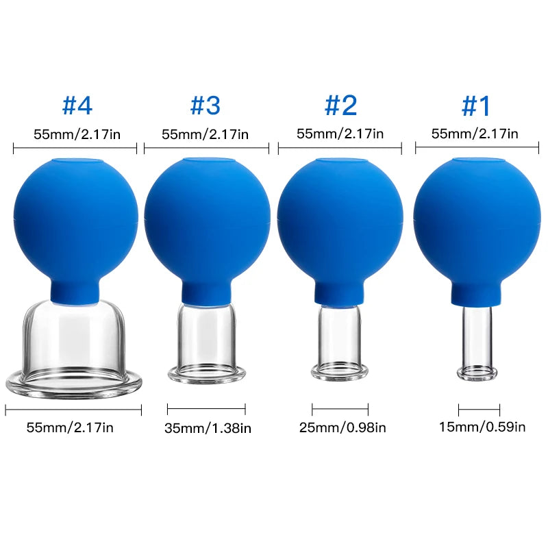 Vacuum Cupping Chinese Therapy Set Jars Anticellulite Professional Suction Cup Body Face Massager Facial Face Sucker Health Care Viralgem Store