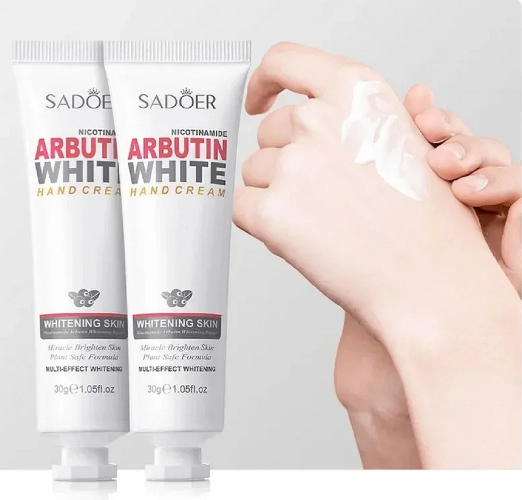 Whitening Hand Cream Niacinamide Arbutin Wrinkle Removal Anti-crack Moisturizing Repair Fade Fine Lines Smooth Skin Hand Care