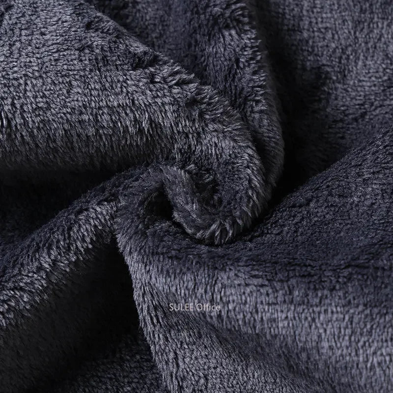 2025 Winter Warm Denim Casual  Fleece  Jeans Men Elasticity  Slim Fit Stretch Thick Velvet Pants Black Grey Blue Jeans