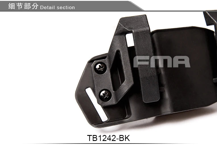 Universal FMA Gun Holster With Clips Fit Compact Glock 17/19 / Smith & Wesson M&P/Sig sauer P226 9mm 1911 . 45cal Airsoft Case Viralgem Store