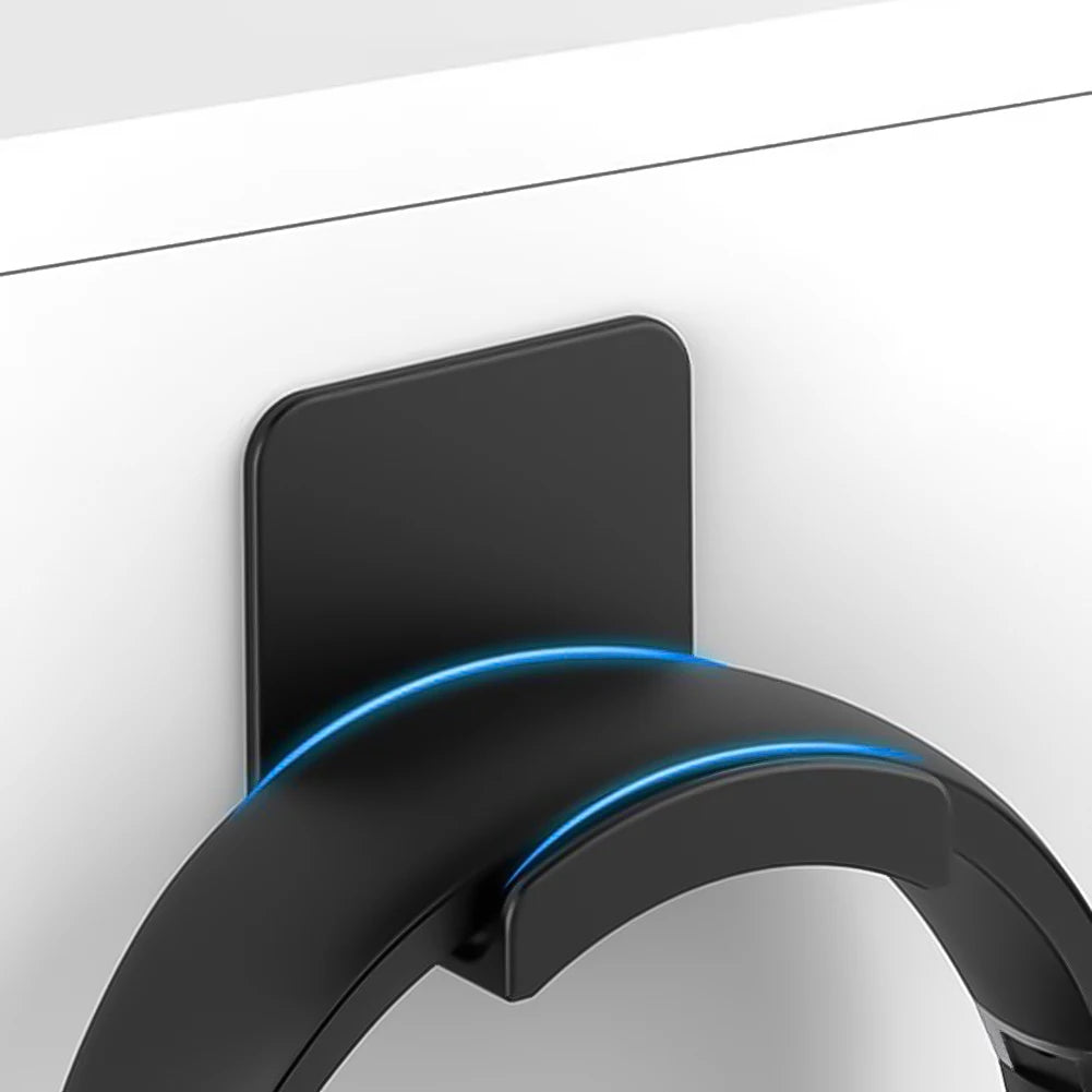 Universal Headphone Stand Adhesive Headphone Hanger Headphone Holder for Easy Damage-Free Wall Desk Or PC Mounting