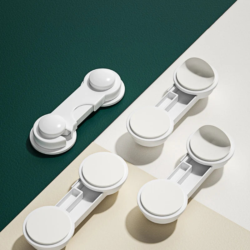 10PCS Baby Safety Locks Cabinet Locks Room Locks Drawer Locks Anti-Pinch Folio Locks Safety Protection Products Viralgem Store