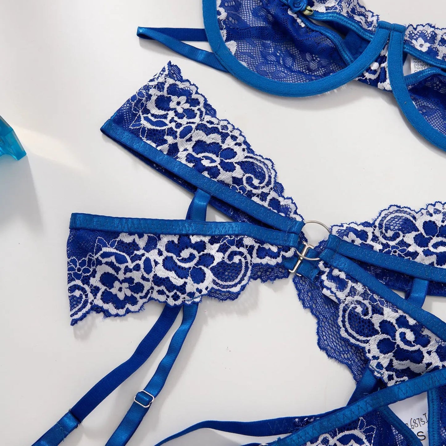 Toucheart Sexy Bra Set Contrast Color Lace Hollow Breathable Garter Hot Erotic Sexy Costumes Underwear Seamless Bra Thong Suit Viralgem Store