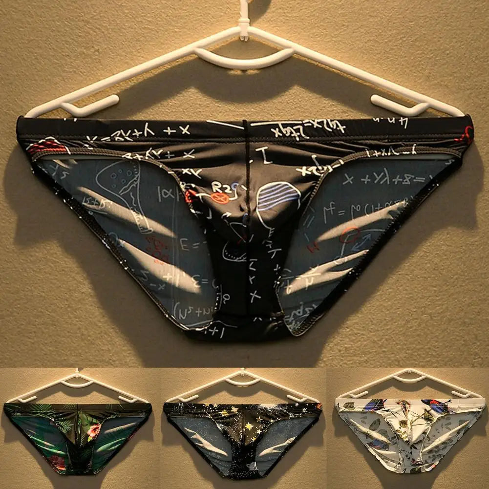 Underpants Fashion Men Sexy U-Convex Underpants Men Clothes Men Underwear Trendy Sexy Pattern Briefs for Daily Wear Viralgem Store