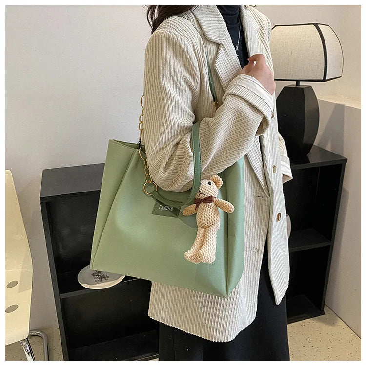 1PC Summer New make-up Bag Simple Shoulder Tote Bag