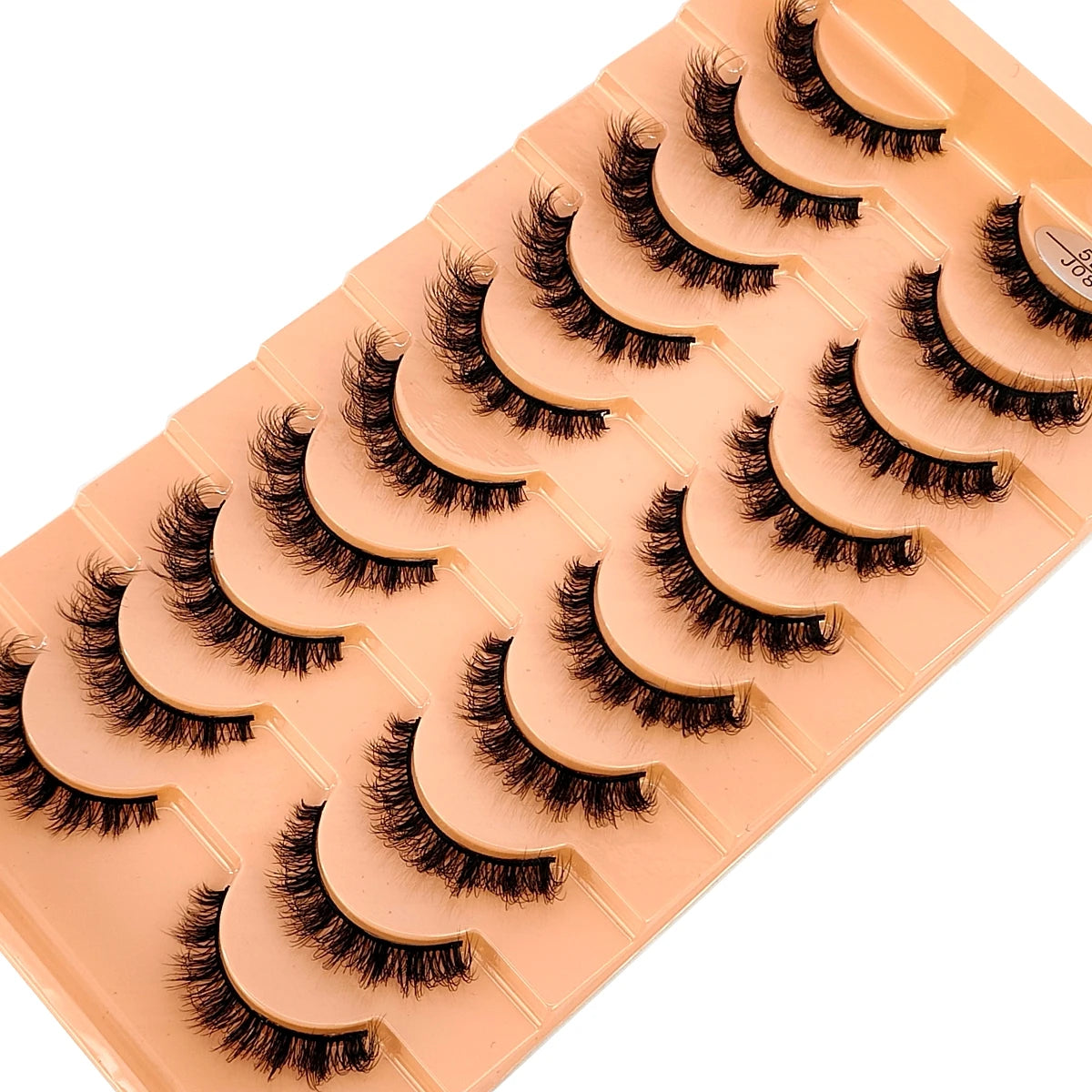 10 Pairs 3D Faux Mink Lashes Fluffy Soft Beauty Wispy Natural Short False Eyelashes Curly lashes Makeup Classic Thick eyelashes