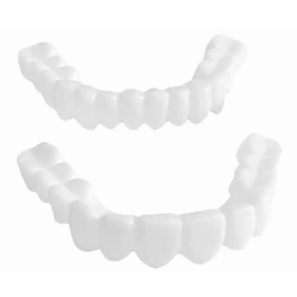 2024 Adult Adjustable Dentures Teeth Set Adjustable Snap-on Fake Teeth Portable Braces Decorate Gaps For Teeth Enhance Aesthetic Viralgem Store