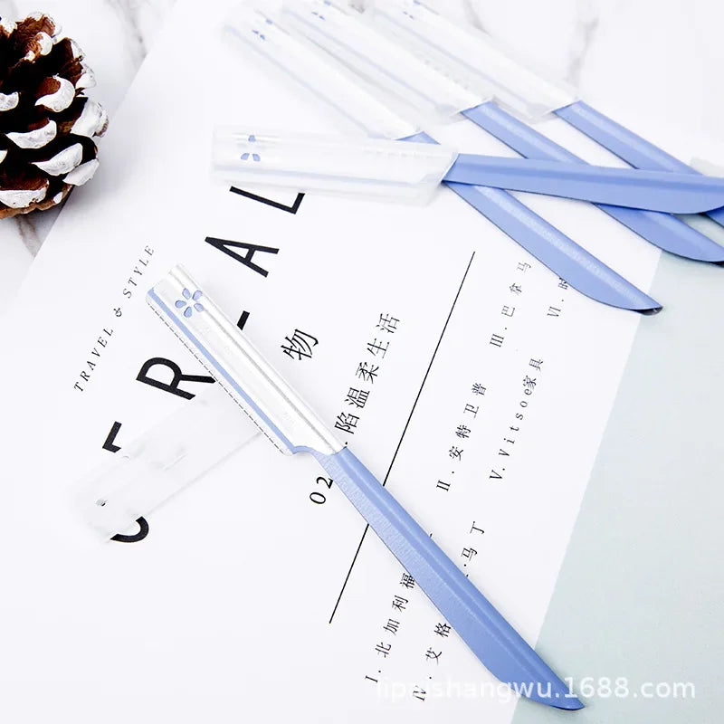 5pcs eyebrow epilator sets for women Makeup Beauty Eyebrows Hair Removal Styling Tool steel blade Facial Razor trimmer Viralgem Store