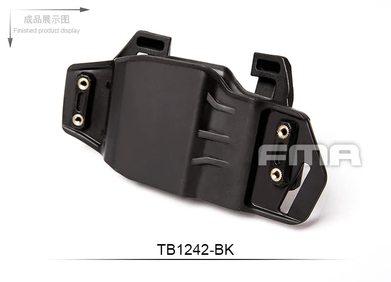 Universal FMA Gun Holster With Clips Fit Compact Glock 17/19 / Smith & Wesson M&P/Sig sauer P226 9mm 1911 . 45cal Airsoft Case Viralgem Store