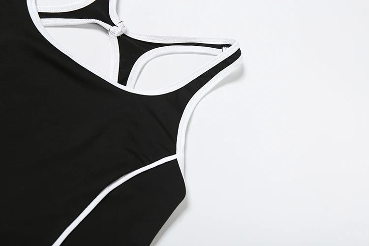 Weird Puss Sporty Women Jumpsuits Fitness Casual Summer O-neck Sleeveless Skinny Overalls Female Active Workou Overall Viralgem Store