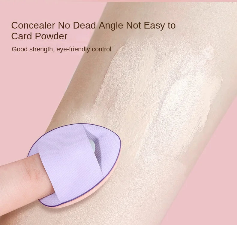 10Pcs Mini Finger Puff Foundation Small Air Cushion Powder Sponge Face Concealer BB Cream Cosmetic Applicator Makeup Tools Viralgem Store