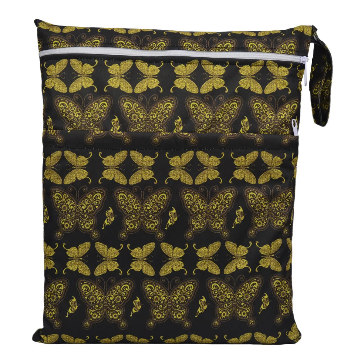 [Sigzagor] Wet Dry Bag With Two Zippered Baby Diaper Nappy Waterproof Reusable Washable Viralgem Store