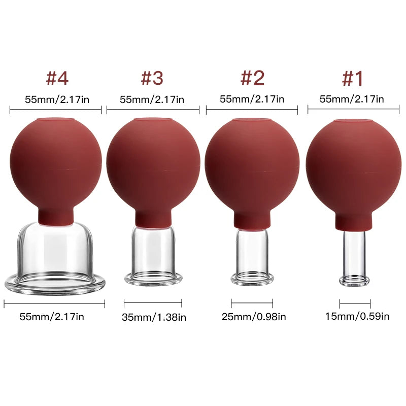 Vacuum Cupping Chinese Therapy Set Jars Anticellulite Professional Suction Cup Body Face Massager Facial Face Sucker Health Care Viralgem Store