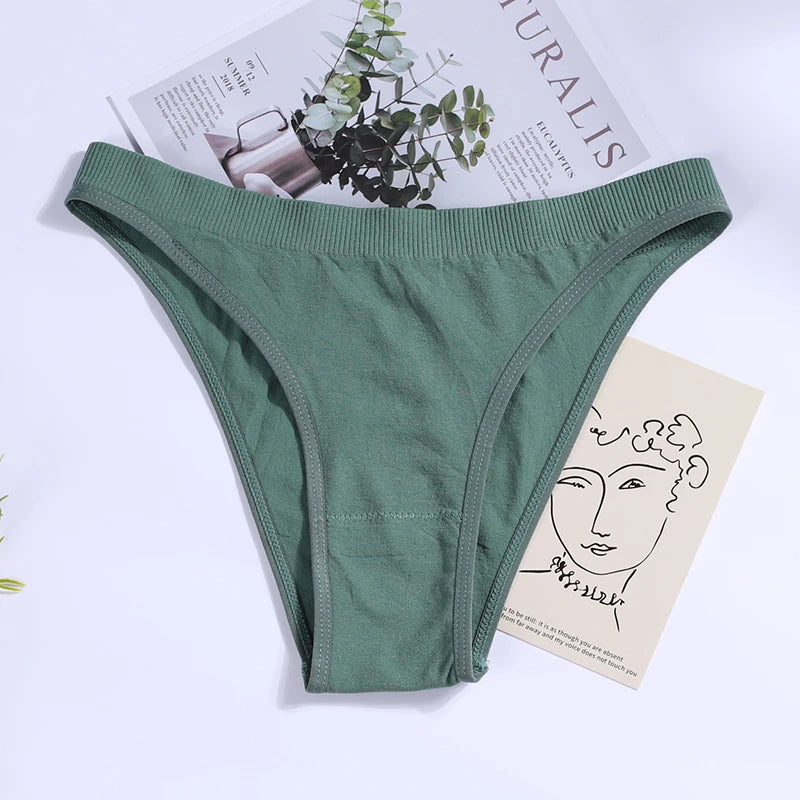 2PCS Women Panties Set Seamless Underwear Set Female Low Rise Briefs Underpants Sexy Lingerie Pantys 2022 Viralgem Store