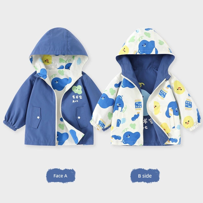 Women's Spring and Autumn Hooded Girl Infant Clothes and Coat Viralgem Store