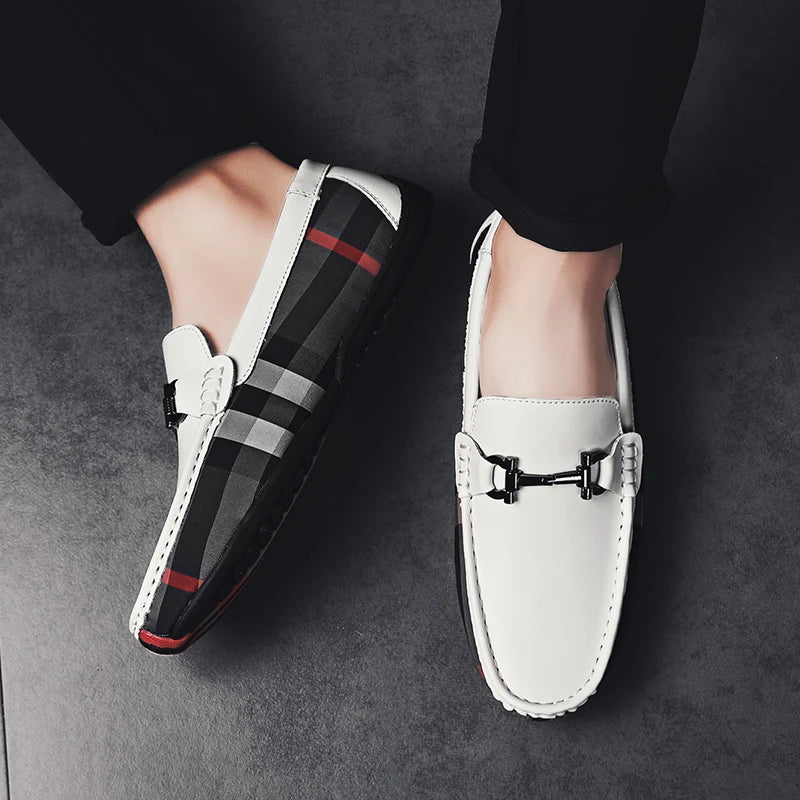 2024 new boat shoes fashion trend classic casual shoes men's loafers breathable daily casual fashionable leather shoes Viralgem Store