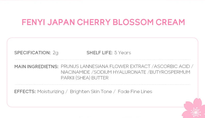 4pcs Skincare Sets Sakura Cleanser Face Cream Toner Eye Cream Deep Cleansing Moisturizer Oil Control Skin Care Kit Travel Outfit