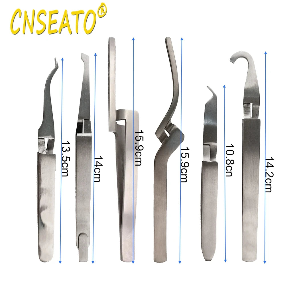 1Pcs Dental Orthodontic Bracket Tweezer Buccal Tube Bonding Placer Dentistry Articulating Paper Tweezers for Teeth Care Tools
