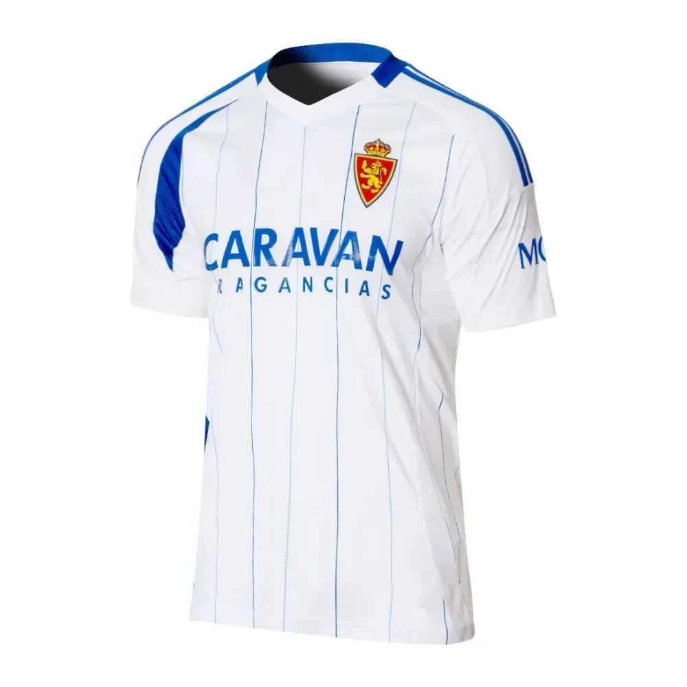 2025 Hot Selling Spain Real Zaragoza Retro Football Shirt Short Sleeved Jersey Home Jersey Unisex Men 3D T-shirt Jersey Printing