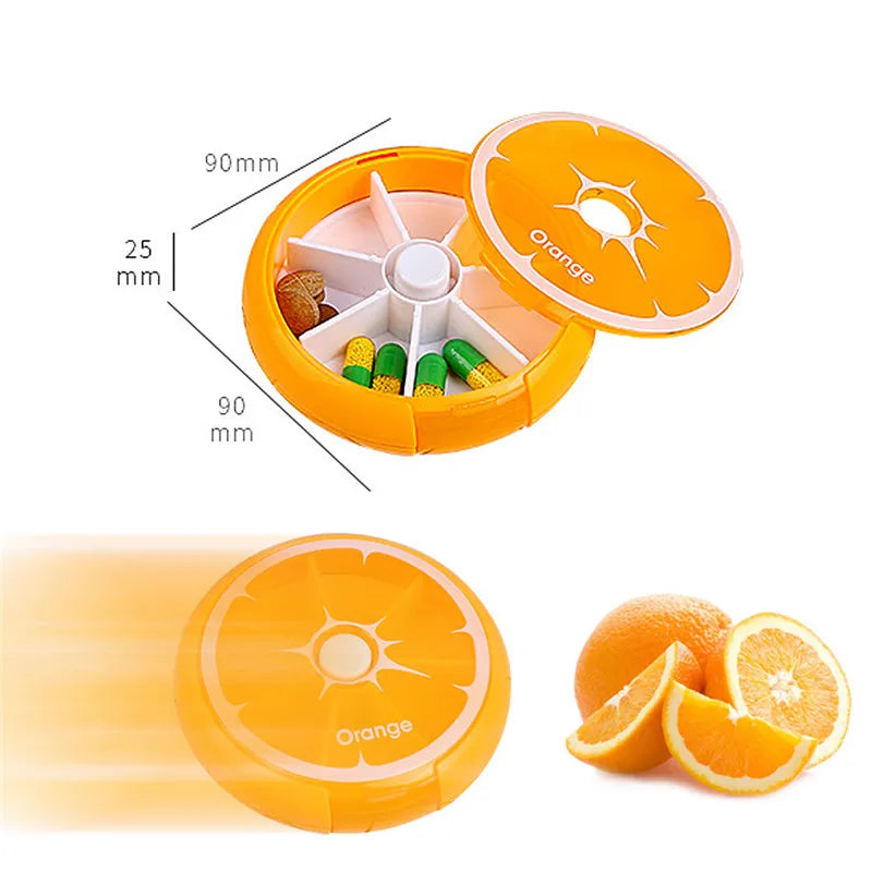 1pc Portable Weekly 7 Days Pill Box Holder Medicine Storage Organizer Case Travel Pill Case Container