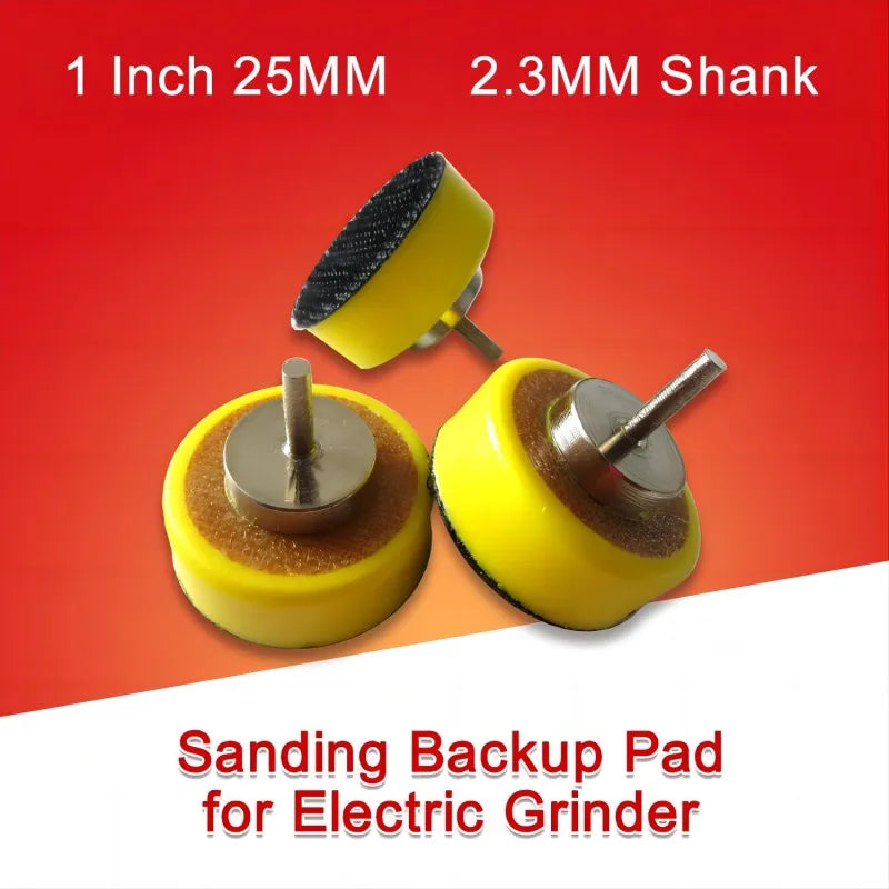 1Inch 25MM Back-up Sanding Pad Sander Backing Pad for Electric Grinder Abrasive Tools Dremel Rotary Tool Polishing & Grinding