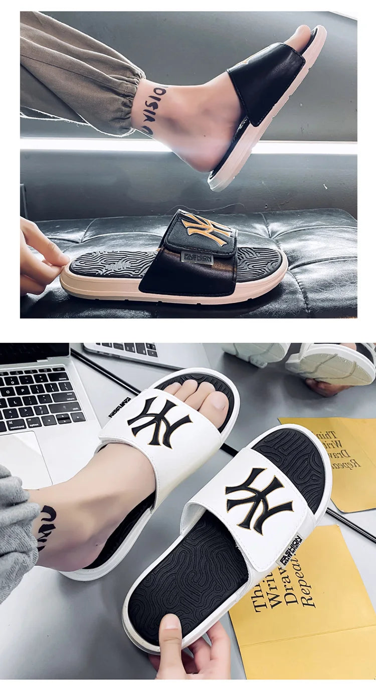 Women's Slippers Men Non-slip Slippers Summer Comfortable Beach Sandals Couple Thick Bottom Shoes Pillow Slippers 2023 Viralgem Store