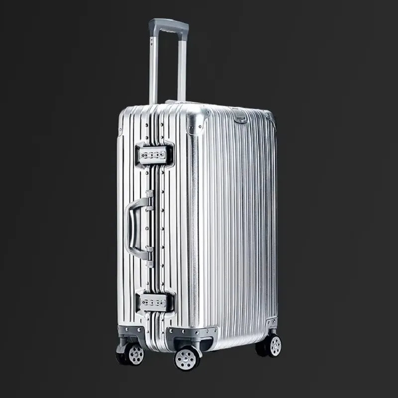 20/24/26/29 Inch Lightweight Aluminum-Magnesium Alloy Carry-on Suitcase - Cabin Luggage Business Travel Trolley w/Spinner Wheels Viralgem Store