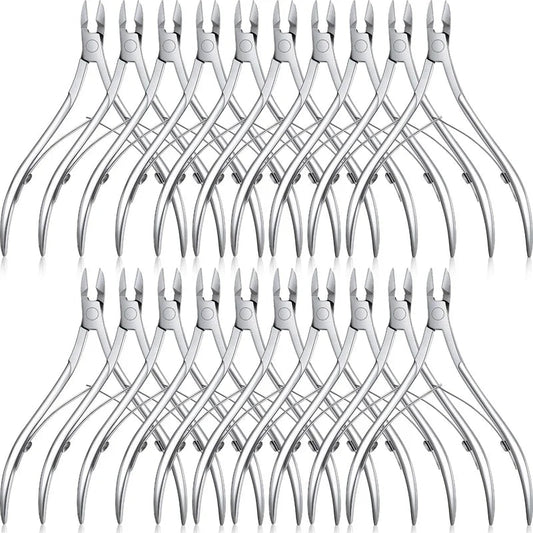 3 Pcs/Set Toenail Fingernail Cuticle Nippper Professional Nail Clipper Manicure Cutter Scissoris Stainless Steel Trimmer Tools Viralgem Store