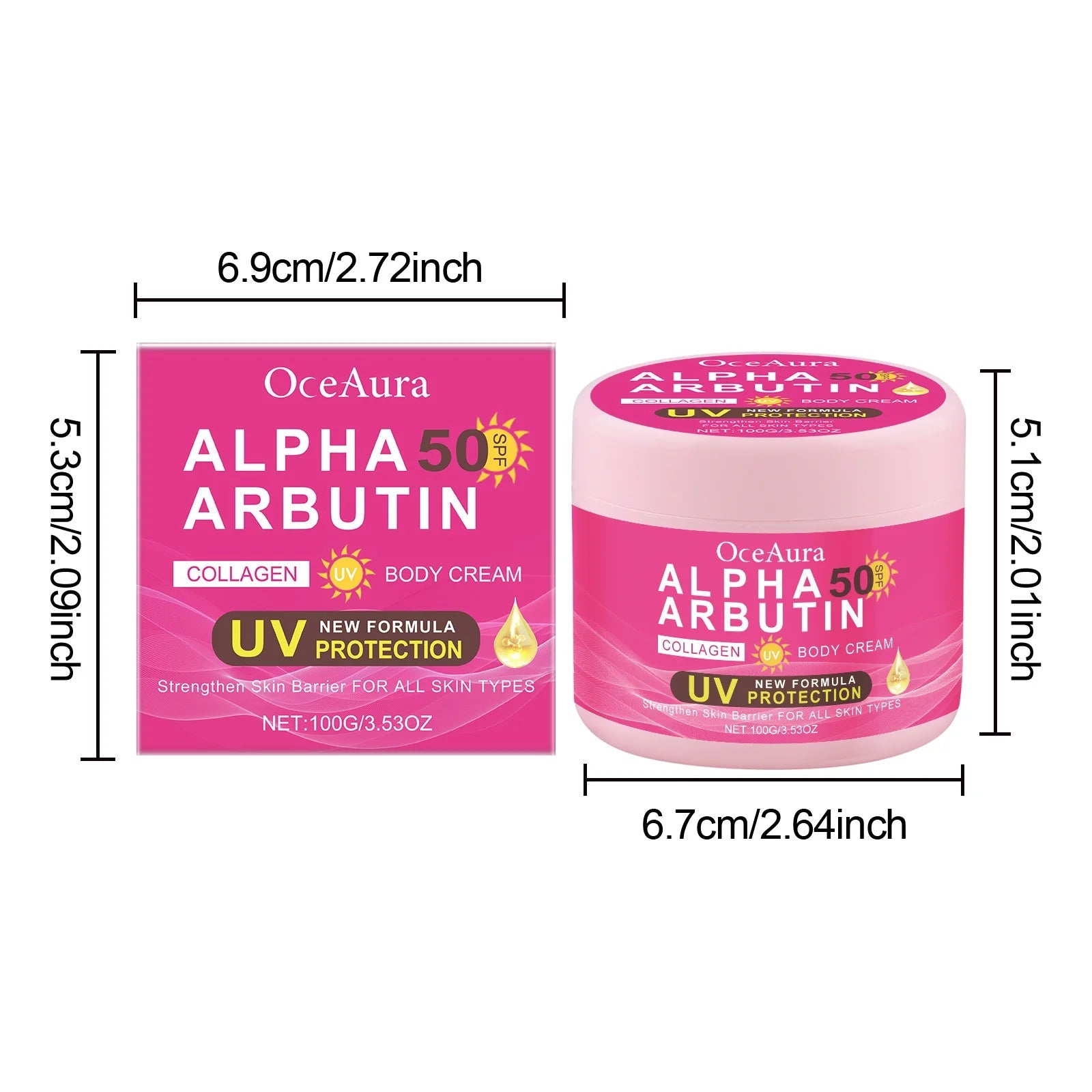 Alpha Arbutin Body Cream Repair Rough Dullness Anti Drying Body Moisturizer Uv Protection Reduce Melanin Skin Brightening Lotion Viralgem Store