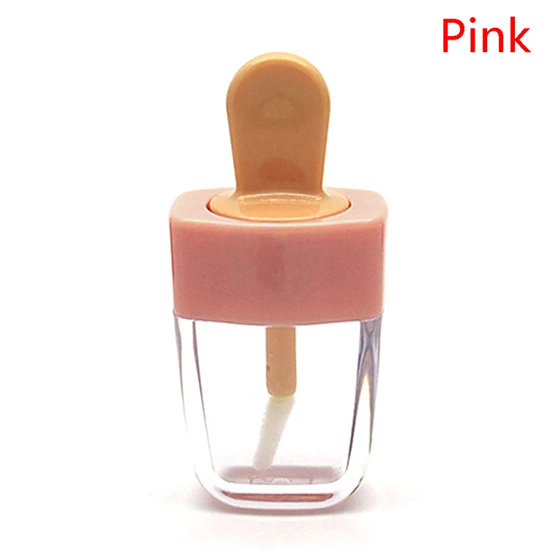 1/10PCS Empty Transparent PE Lip Gloss Tubes Plastic Lip Balm Tube Lipstick Mini Sample Cosmetic Container