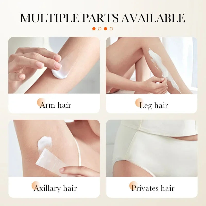 Aloe Vera Fast Hair Removal Cream 60g Painless Underarm Body Face Private Areas Hairs Remove Depilatory Wax Women Men Skin Care Viralgem Store