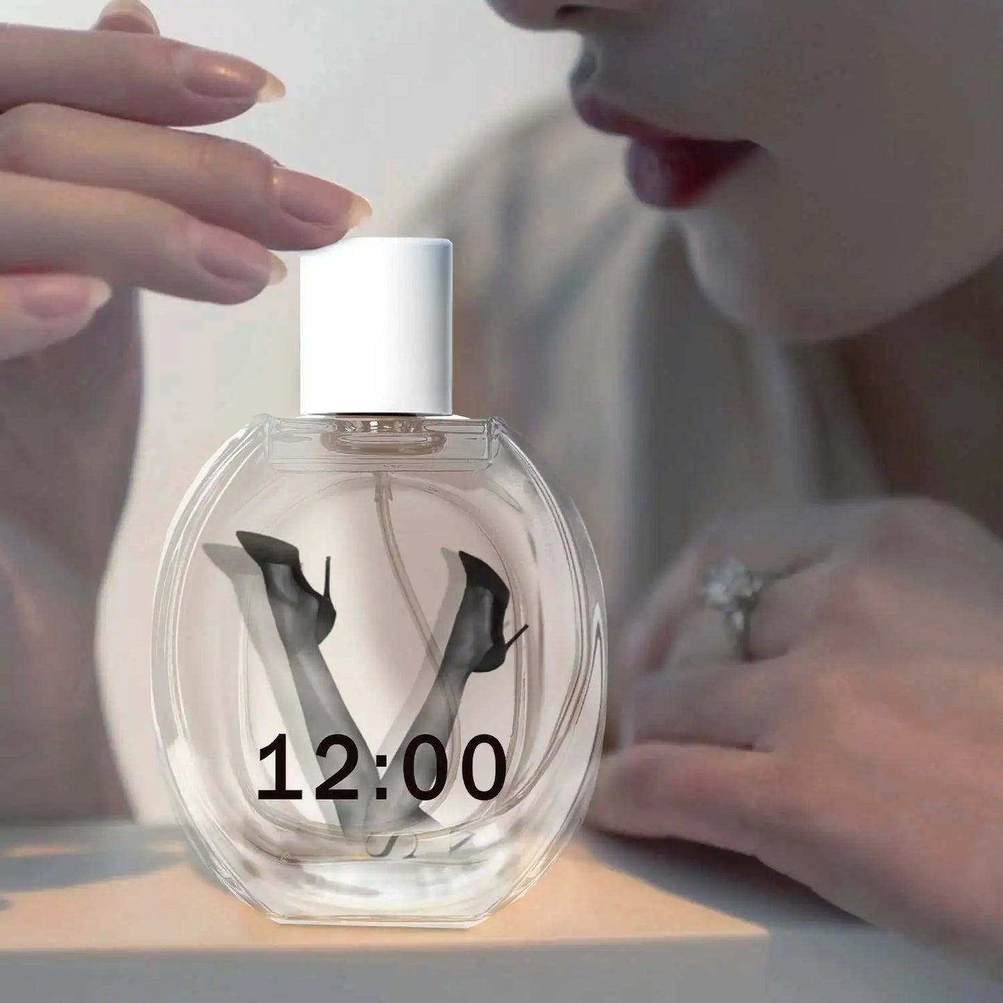 12:00 EAU DE PARFUM Pheromone Perfume Women's Warm Sweet Irresistible Fragrance for Attracting Candid Woody Fragrance 50ML