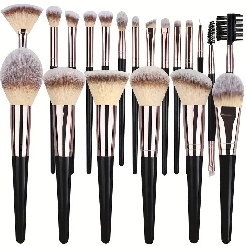 3-20PCS Makeup Brushes Set Soft Fluffy Eyeshadow Foundation Concealer Blending Blush Brush Kabuki Professional Women Beauty Tool Viralgem Store