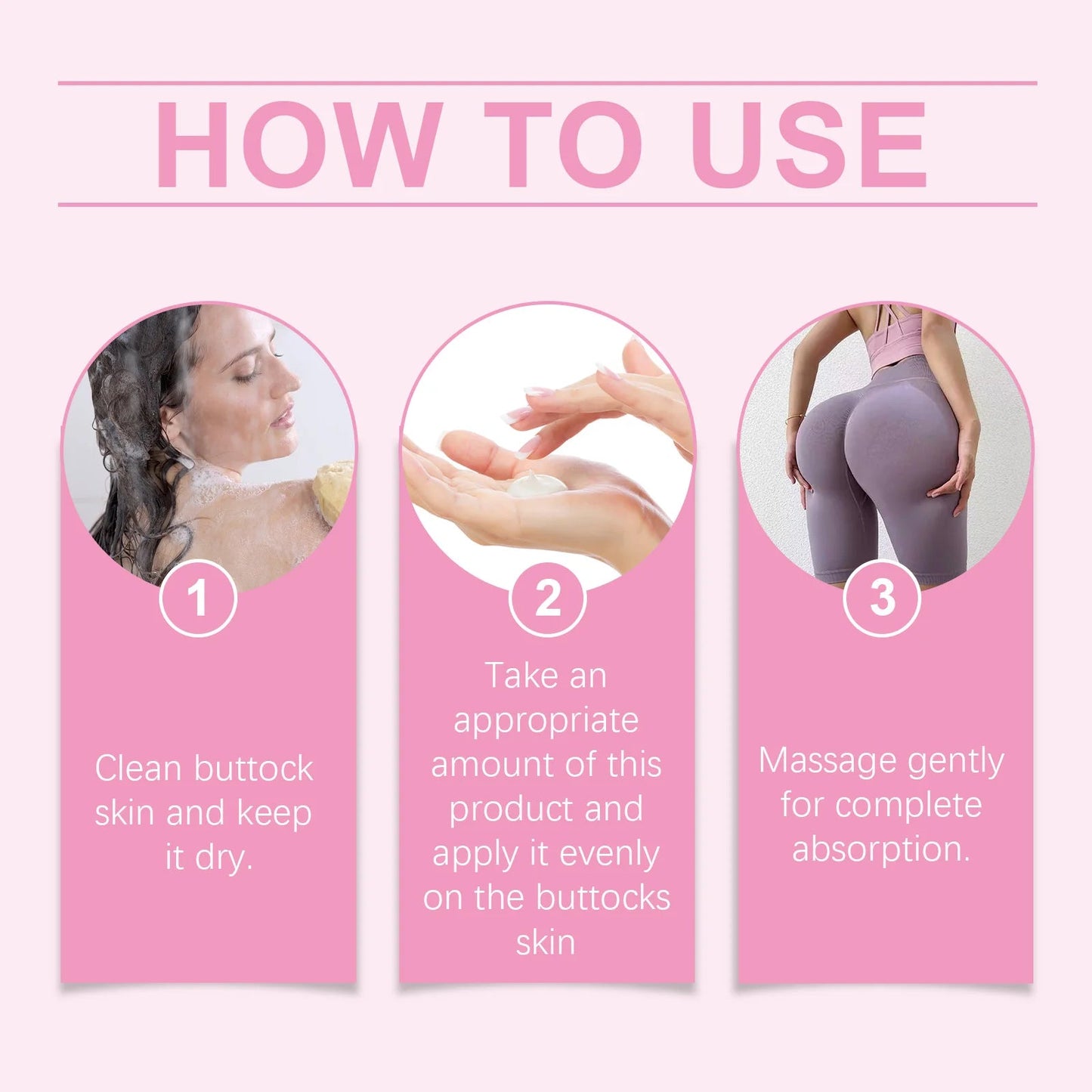 Tightening Hip Lifting Cream Increases Skin Elasticity Reduce Slack Prevent Skin Sagging Shaped Plump Buttocks Massage Lotion Viralgem Store