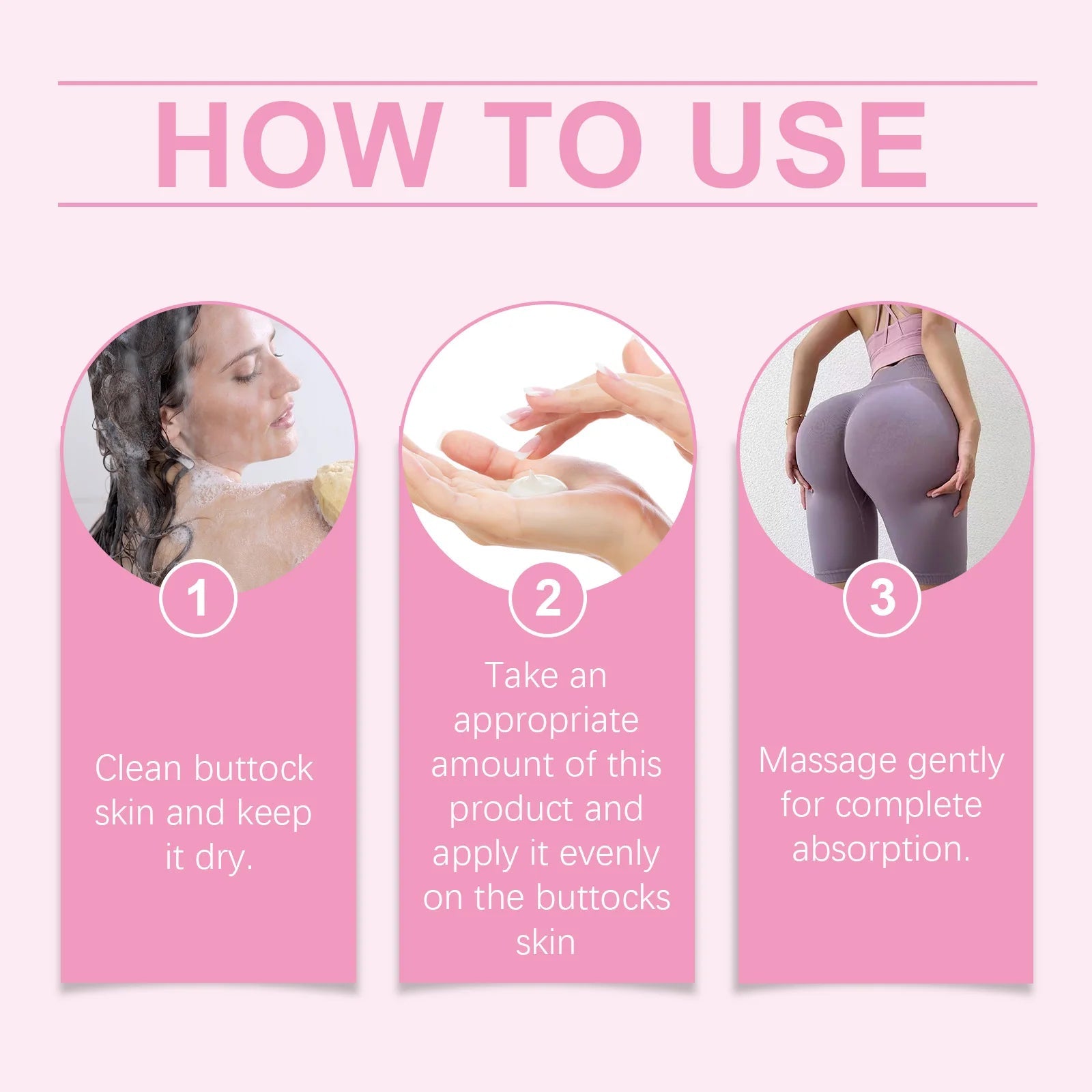 Tightening Hip Lifting Cream Increases Skin Elasticity Reduce Slack Prevent Skin Sagging Shaped Plump Buttocks Massage Lotion Viralgem Store