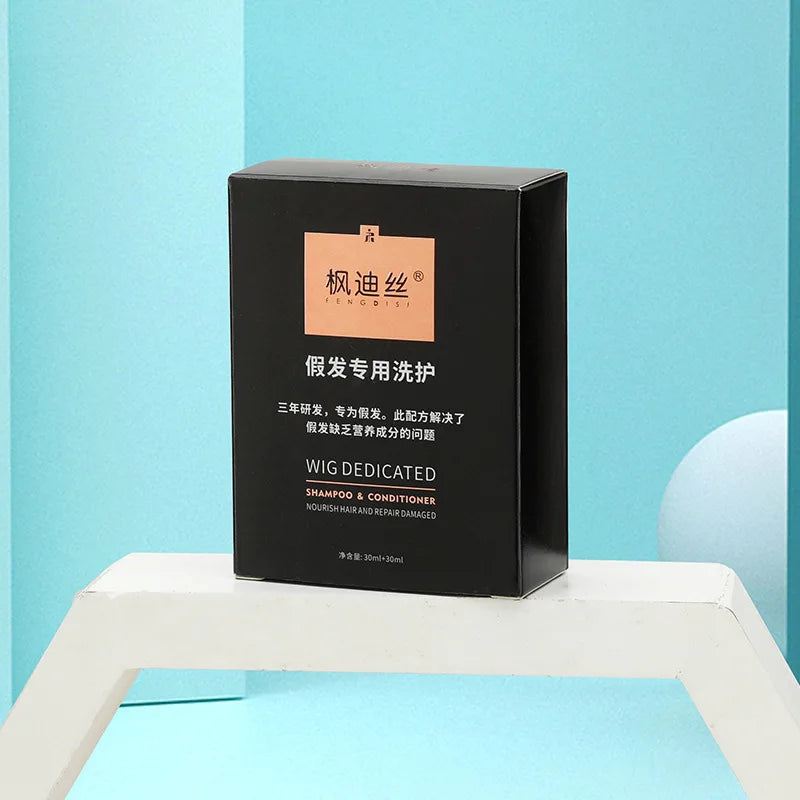 Wholesale 1PCS 30ml+30ml Wig Care Kit – Shampoo & Conditioning Spray Set for Synthetic & Human Hair