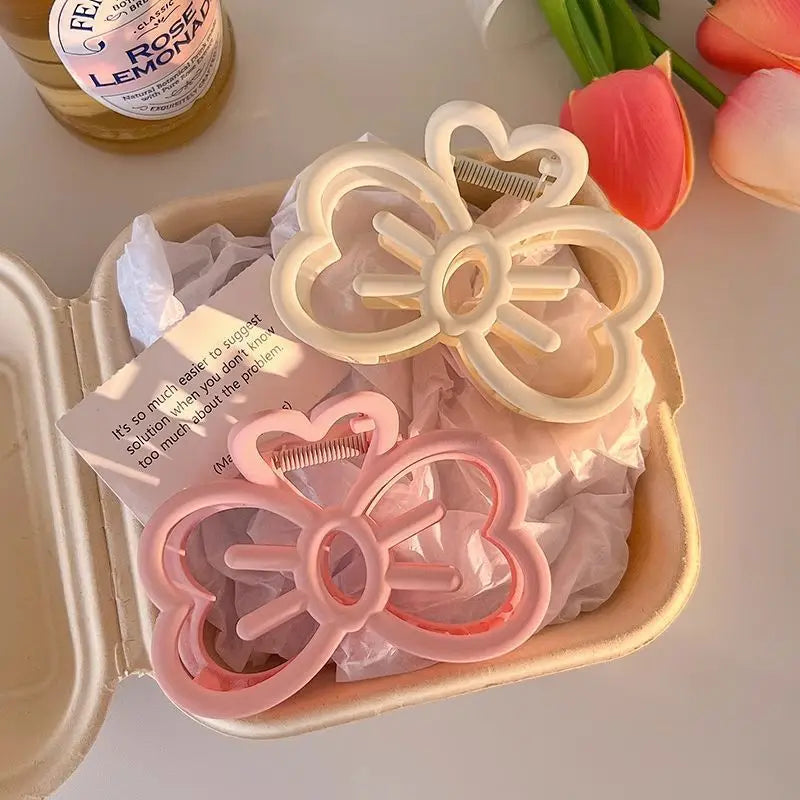 2024 Butterfly Hair Clip Hairpins for Women Girls French High Sense Acetate Hair Claw Trendy Barrettes Hair Accessories